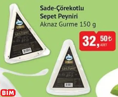 AKNAZ GURME  SADE-ÇÖREKOTLU SEPET PEYNİRİ